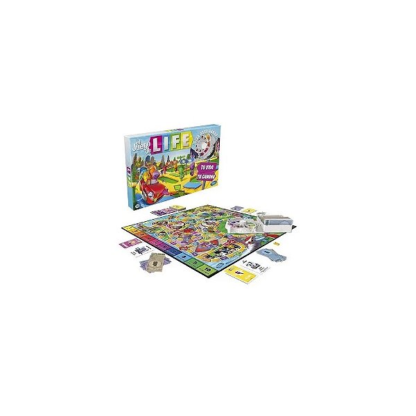 Jogo de Tabuleiro Hasbro O Jogo da Vida Multicolorido