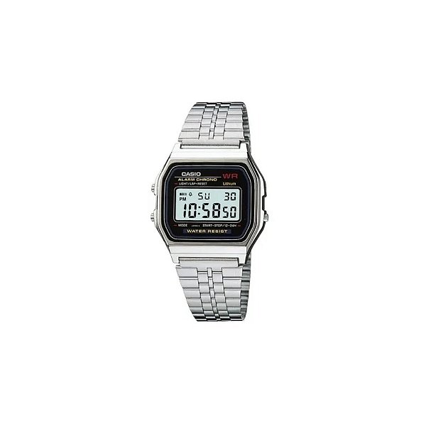 Relógio Digital Unissex Casio A-159W-N1DF Prateado