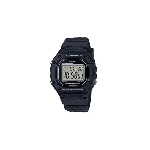 Relógio Masculino Digital Casio W-218H-2AVDF Preto
