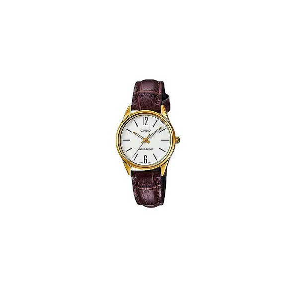 Relógio Casio Feminino Analógico LTP-V005GL-7BUDF Dourado