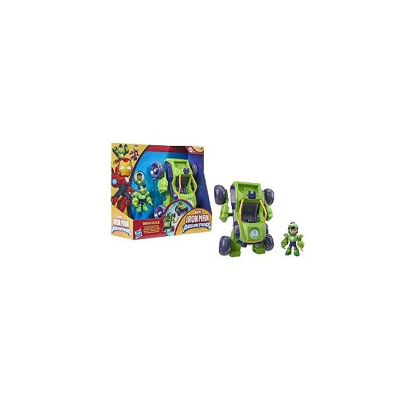 Figura de Ação Marvel Iron Hulk 2 em 1 3 cm / 18 cm / 9 cm