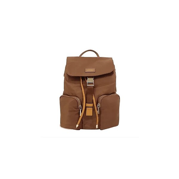 Mochila Chenson Feminina 40x30x15cm Marrom Escuro