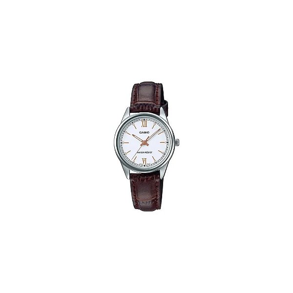 Relógio Casio Feminino Analógico LTP-V005L-7B3UDF Marrom