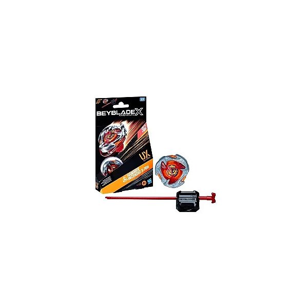 Jogo Beyblade X Hammer Incêndio com Lançador de Piões Autênticos
