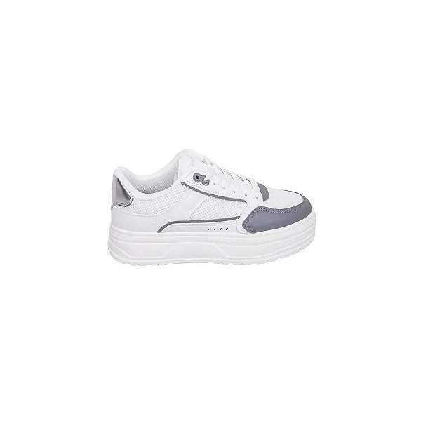 Calçado Royal County Of Berkshire Branco com Cinza Feminino 37