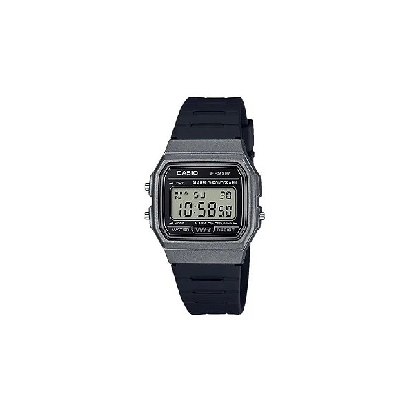 Relógio Casio Masculino Digital Casio F-91WM-1BDF Preto