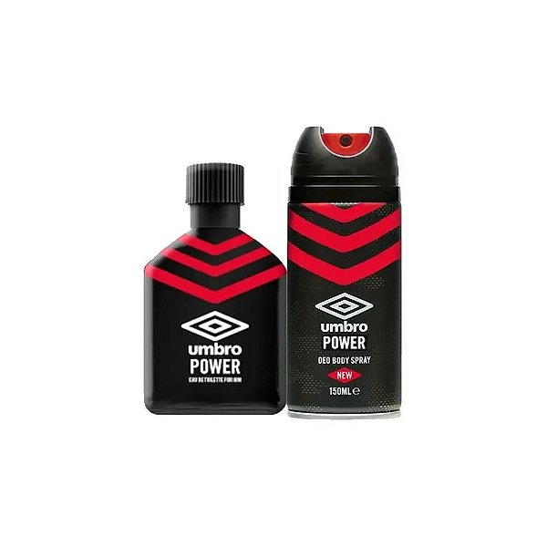 Kit Masculino Umbro Power Eau de Toilette 2 Peças 100ML