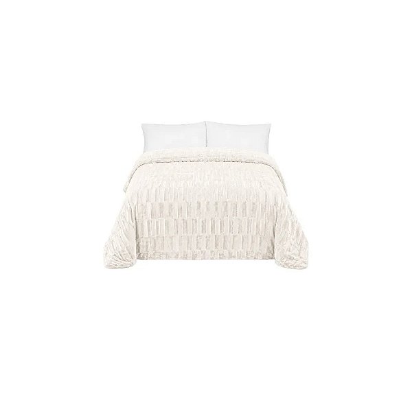 Cobertor Goldsun Plush Queen Branco 210X230cm