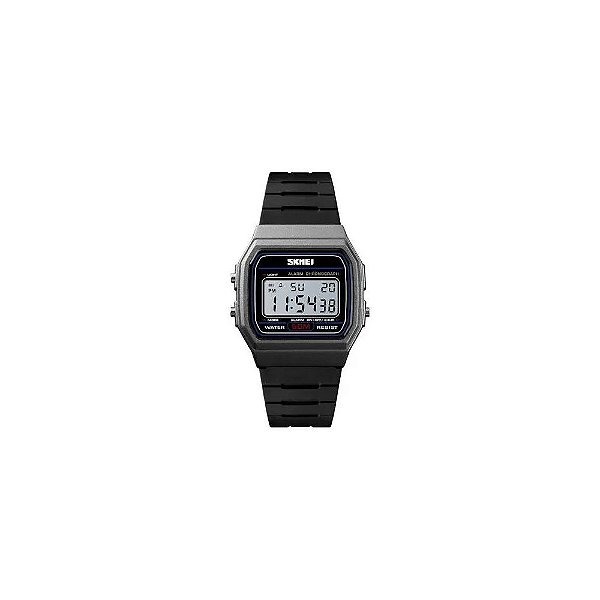 Relógio Digital Skmei 1412TN Titânio Preto