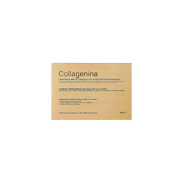 Kit de Cosméticos Colagenina 6 Colágenos Rejuvenescedor Firmador Dérmico para Rosto Grau 3