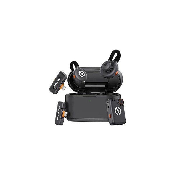 Microfone Hollyland Lark M2S Ultimate Combo Preto