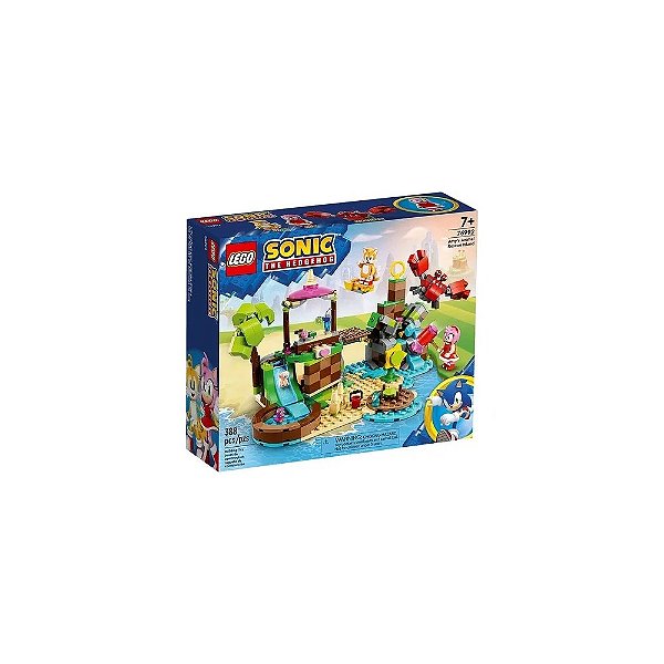 Jogo de Construção Lego Sonic The Hedgehog Lego Amy's Animal Rescue Island 76992 388 Peças