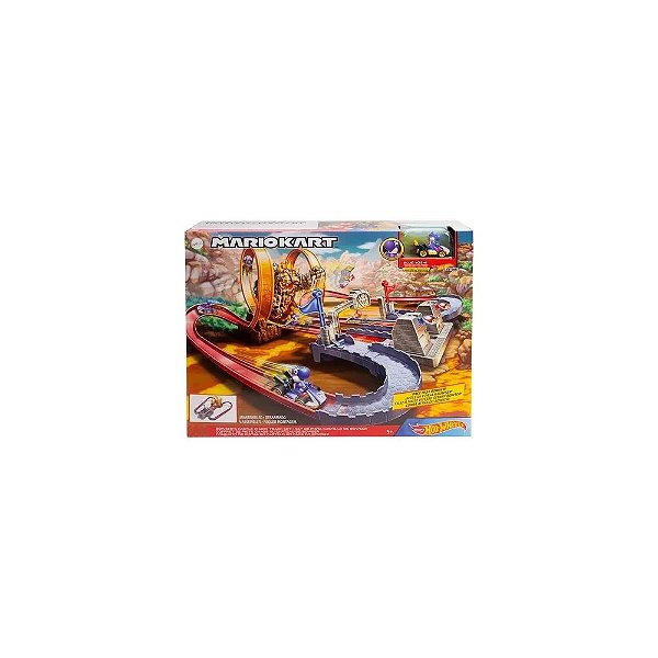 Pista de Jogo Hot Wheels Mario Kart Castelo Bowser Mattel GNM22 HW
