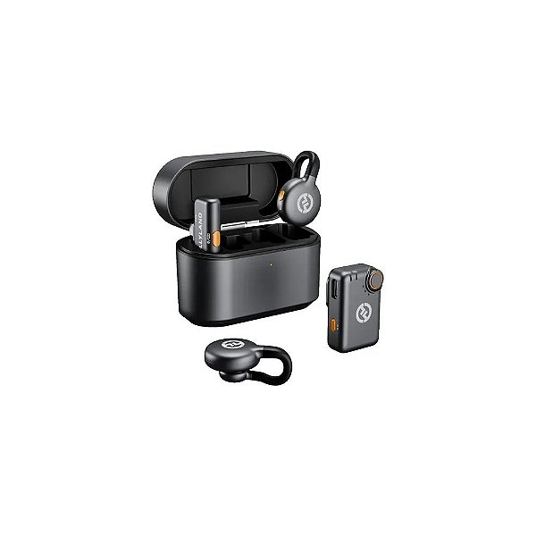 Microfone Hollyland Lark M2S Mini Combo Preto