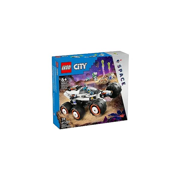 Jogo de Construção Lego City Space Explorer Rover And Alien Life 60431 311 Peças