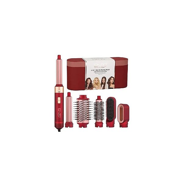 Kit Enzo EN-4140 Airwrap Red 6-em-1 220V