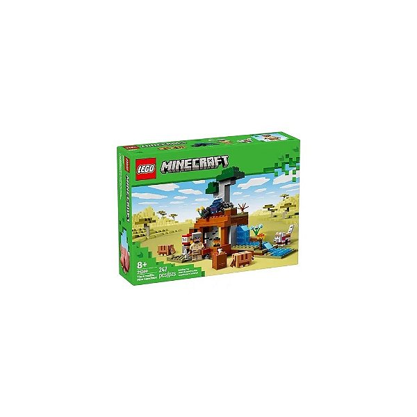 Joguete de Construção Lego Minecraft A Expedição do Tatu Mina 21269 247 Peças