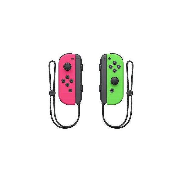 Controle Nintendo Switch Joy-Con (L/R) Rosa/Verde