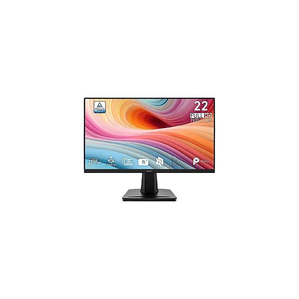Monitor MSI Pro MP225 E12LV 120 HZ 22 Polegadas