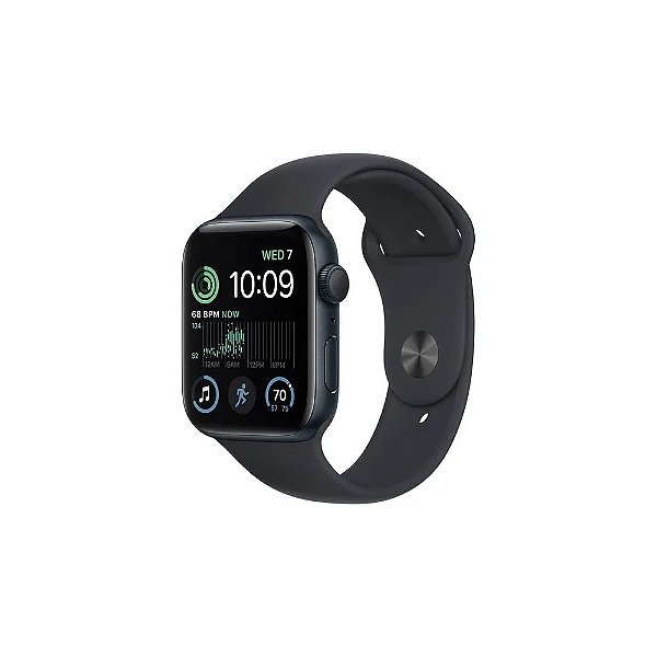 Relógio Apple Watch Series Se 2 44MM MXEK3HN/A M/L - Meia-Noite/Banda Esportiva