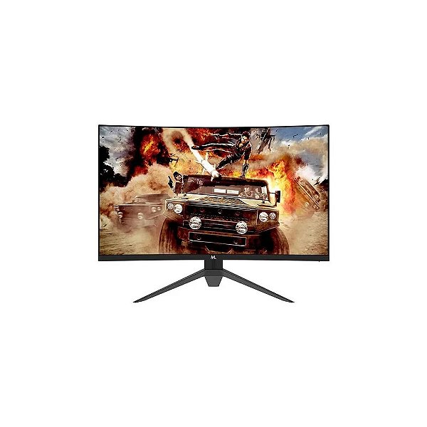 Monitor Curvo LED Gamer Mtek de 32" M32SFV240C HDR/HDMI/DP/240HZ - Preto