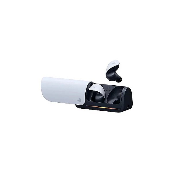 Fone de Ouvido Sem Fio Sony Pulse Explore para Playstation 5 com Bluetooth/Microfone - Branco/Preto