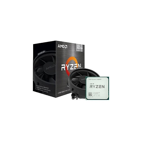 Processador AMD Ryzen 5-5600GT de 3.5GHZ a 4.6 GHZ 6 Núcleos 12 Threads com 19MB Cache - Soquete AM4