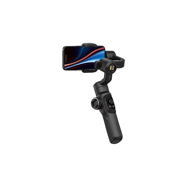 Kit Estabilizador Gimbal Aochuan S2 A-MK184 com 3 Eixos para Smartphones - Preto