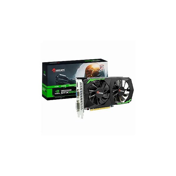 Placa de Vídeo Keedata Geforce GTX960 com 4GB DDR5/ 1020MHZ/ HDMI/ DVI/ VGA