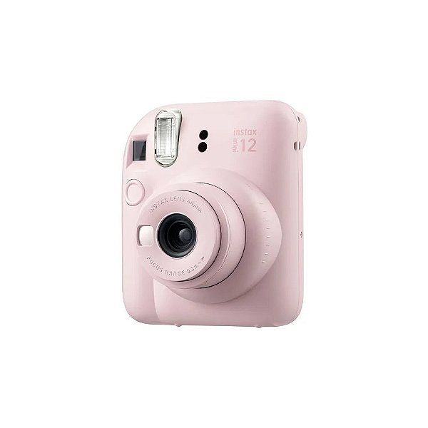 Câmera Instantânea Fujifilm Instax Mini 12 com Bateria/Flash - Rosa Blossom