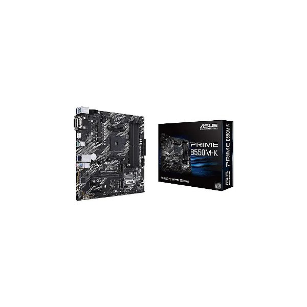 Placa Mãe Asus Prime B550M-K Socket AM4/Micro ATX - até 4 DDR4