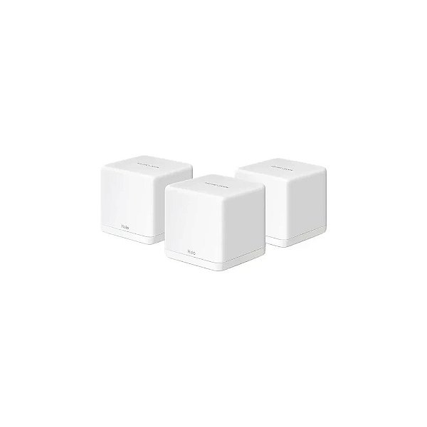 Kit de Roteador Wi-Fi Mercusys Halo H30G AC1300 Mesh - Branco (3 Peças)