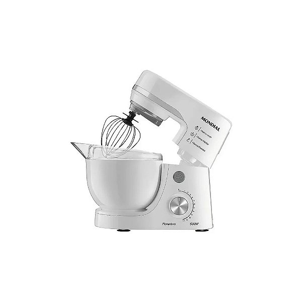Batedeira Planetária Mondial BP-03-W com 500W/4,5L/220V - Branca