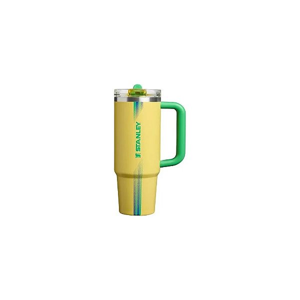 Copo Stanley Tumbler Quencher Protour com Bico 887ML - Equipe Amarelo Verde