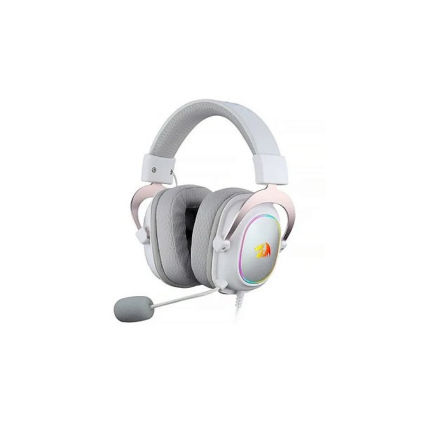 Fone de Ouvido Gamer Redragon Zeus-X H510W-RGB - Branco