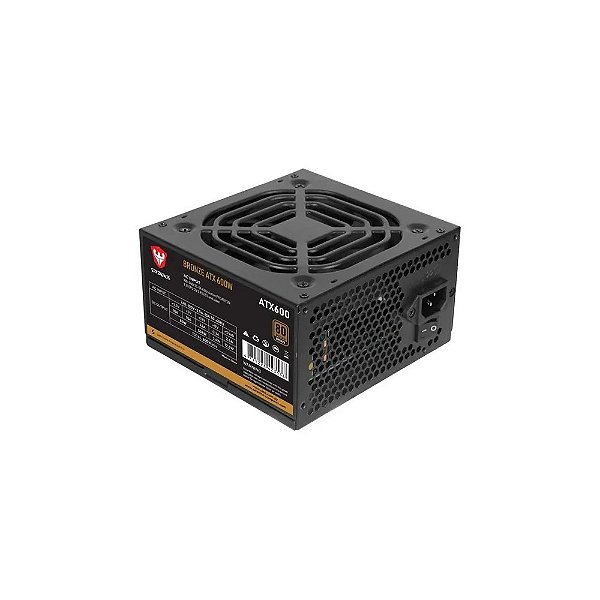 Fonte de alimentação para PC Satellite ATX600 80 Plus Bronze/600W/Bivolt - Preta