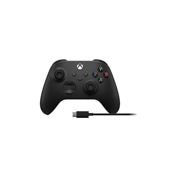 Controle Sem Fio Microsoft 1914 para Xbox X/S + Cabo USB-C - Preto