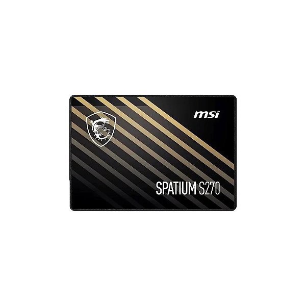 SSD 2.5" MSI Spatium S270 de 240GB Até 500MB/s de Leitura