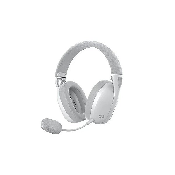 Fone de Ouvido Gamer Sem Fio Redragon Ire Pro H848G com Microfone Omnidirecional/40MM/Bluetooth - Branco