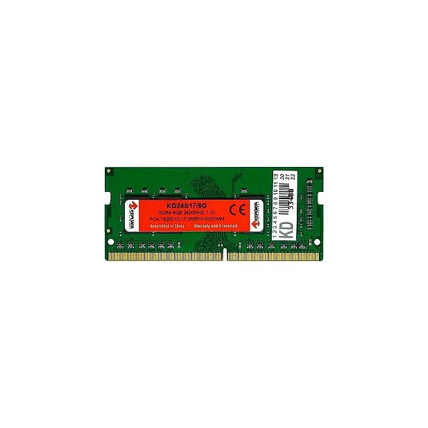 Memória RAM para Notebook Keepdata de 8GB KD24S17/ DDR4/2400MHz - Verde