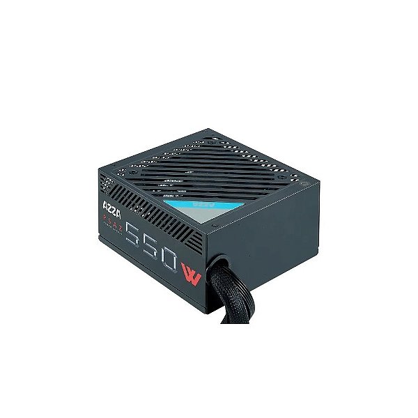 Fonte de Alimentação para PC Azza PSAZ-550W 80 Plus Bronze/550W/Bivolt - Preto