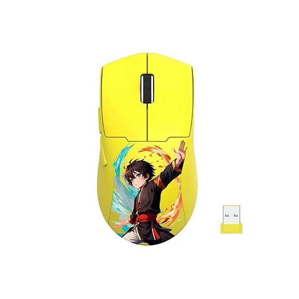 Mouse Redragon Wireless K1NG Max M918AKB-Pro 26000DPI - Yellow