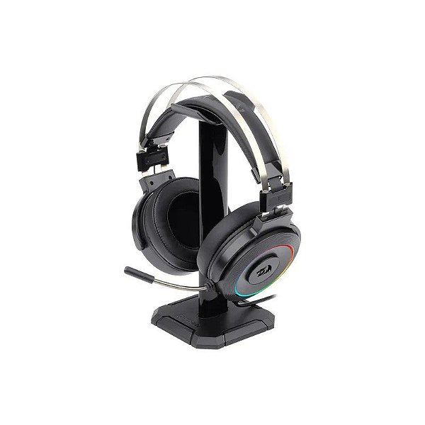 Headset Gamer Redragon Lamia 2 H320RGB-1 Microfone Ajustável 40 MM - Preto