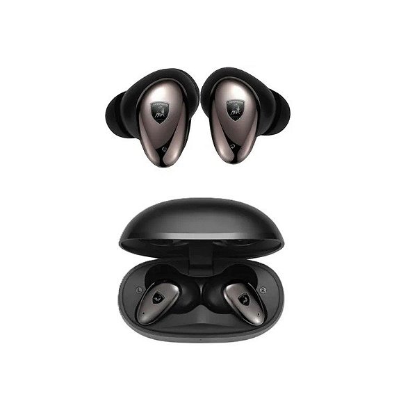 Fone de ouvido Lamborghini Bud Huracan 300 LB TWS - Nero Nemesis