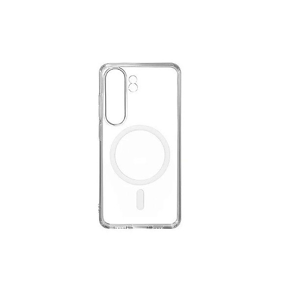 Capa Spigen Samsung S26 Crystal Hybrid Magfit Transparente Branca ACS10734