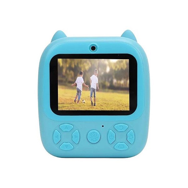 Câmera Infantil Satellite A-DV916 com Impressora USB-C/0.9MP - Azul