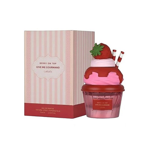Perfume Lattafa Give Me Gourmand Berry On Top Edp Feminino - 75ML