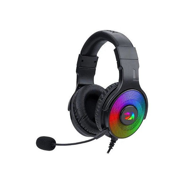 Fone de Ouvido Redragon PANDORA2 H350RGB-1 com Microfone Removível/50 mm - Preto