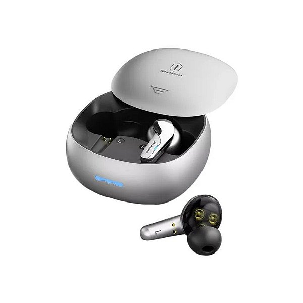 Fone de Ouvido Wiwu Soundcool TWS09 Bluetooth/Microfone - Cinza