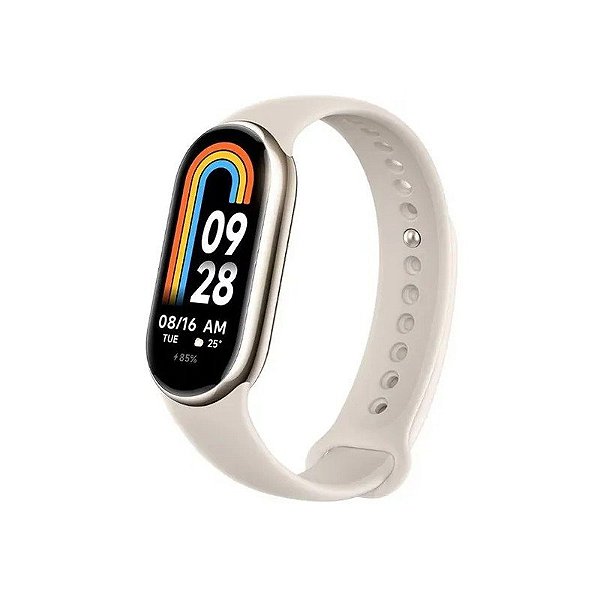 Relógio Inteligente Xiaomi Band 8 BHR7166GL com Tela 1.62"/Bluetooth/5 Atm - Gold
